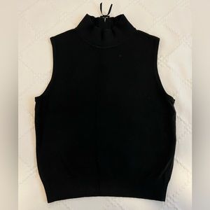 White House | Black Market Sleeveless Mock Neck Sweater